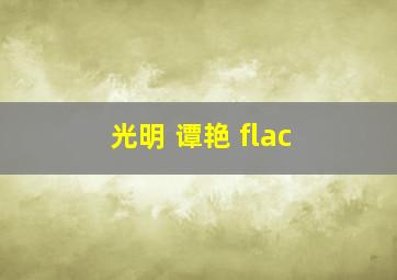 光明 谭艳 flac